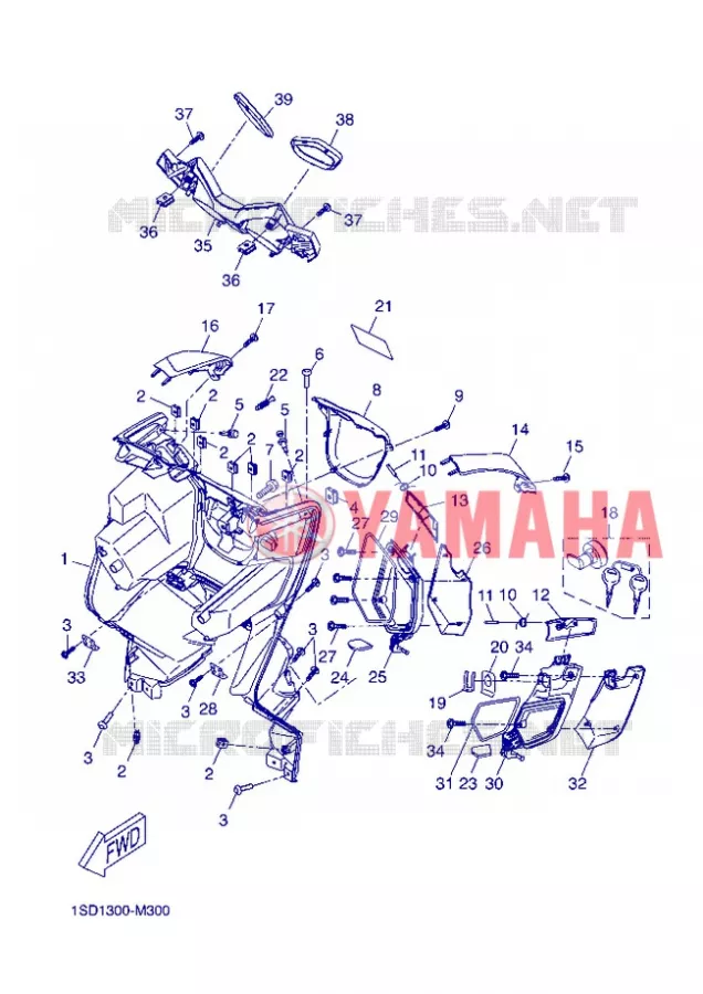 PROTEGE JAMBES Yamaha SCOOTER 400 2013 XMAX  YP400R