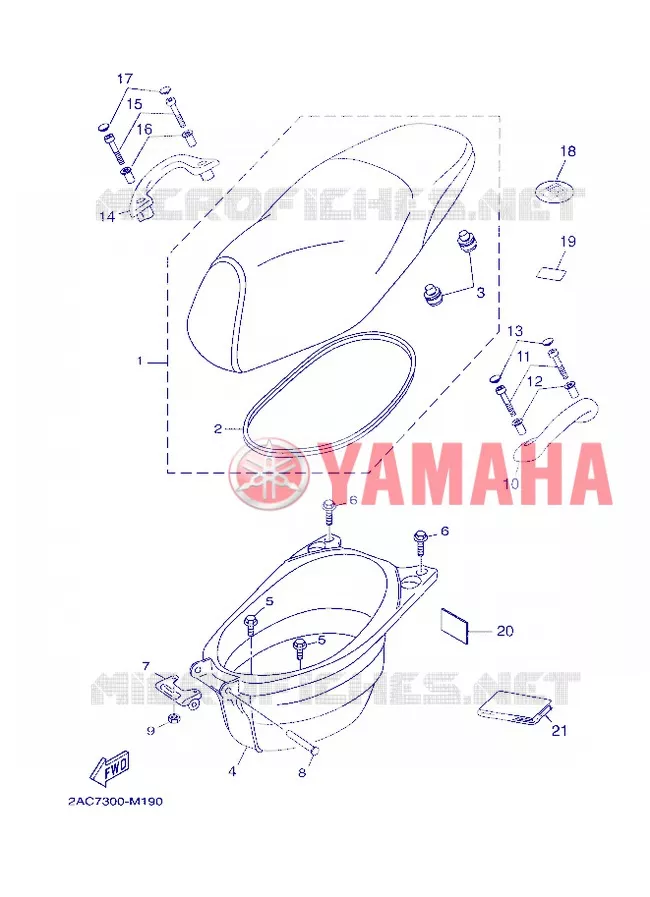 SELLE Yamaha SCOOTER 50 2013 NEOS 4T UBS  YN50FU