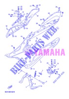 SUPPORT / REPOSE PIEDS pour Yamaha YN50FU de 2013