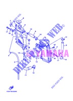 RADIATEUR / DURITES pour Yamaha YZ125 de 2013