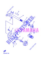AXE DE SELECTEUR / PEDALE pour Yamaha YZ250F de 2013