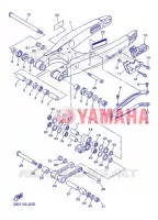 BRAS ARRIERE pour Yamaha YZ450F de 2013