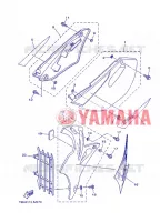 COUVERCLE LATERAL pour Yamaha YZ85LW de 2013
