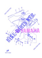 RESERVOIR A ESSENCE pour Yamaha YZ85LW de 2013