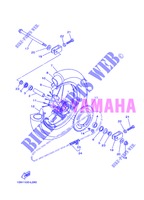 ROUE ARRIERE pour Yamaha YZ85LW de 2013