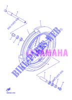ROUE AVANT pour Yamaha YZF-R1 de 2013
