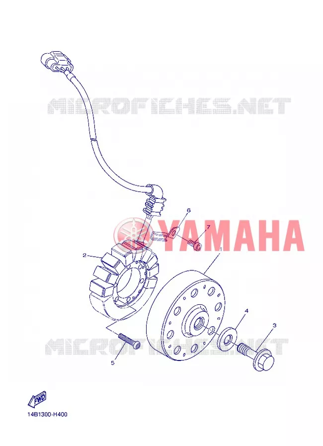ALLUMAGE Yamaha MOTO 1000 2013 R1  YZF-R1