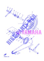ROUE ARRIERE pour Yamaha YZF-R1 de 2013