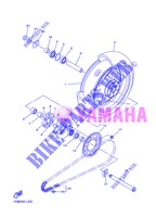 ROUE ARRIERE pour Yamaha YZF-R1 de 2013