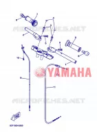 GUIDON ET CABLES pour Yamaha YZF-R125 de 2013