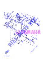 AMORTISSEUR ARRIERE pour Yamaha YZF-R125 de 2013