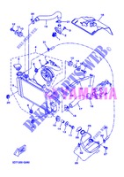 RADIATEUR / DURITES pour Yamaha YZF-R125 de 2013