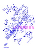 SUPPORT / REPOSE PIEDS pour Yamaha YZF-R125 de 2013