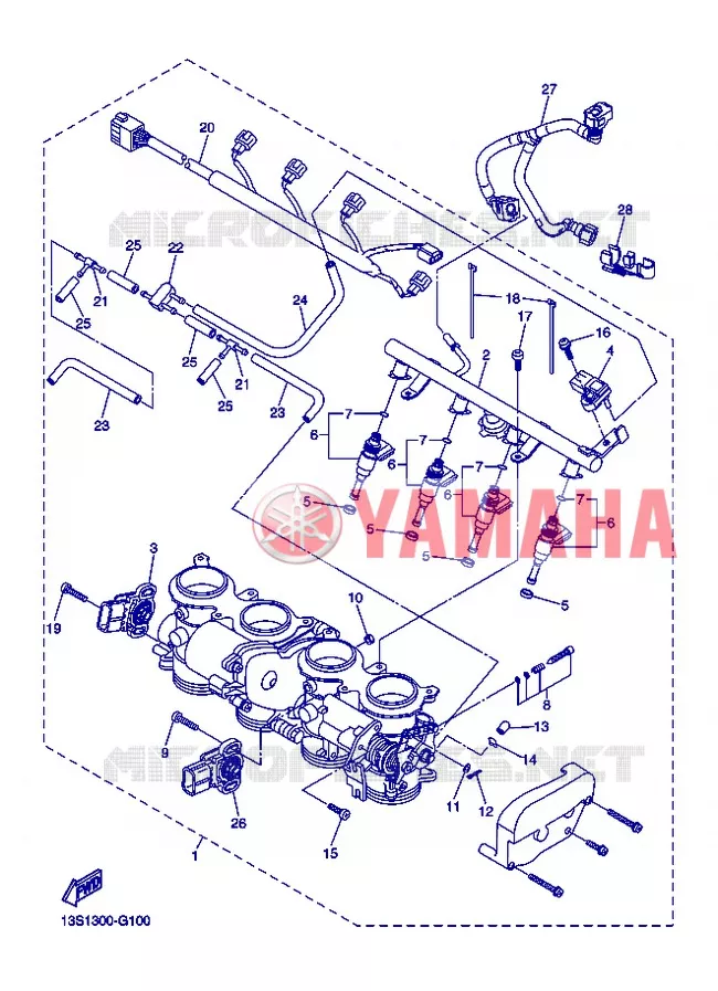ADMISSION 2 Yamaha MOTO 600 2013 R6  YZF-R6