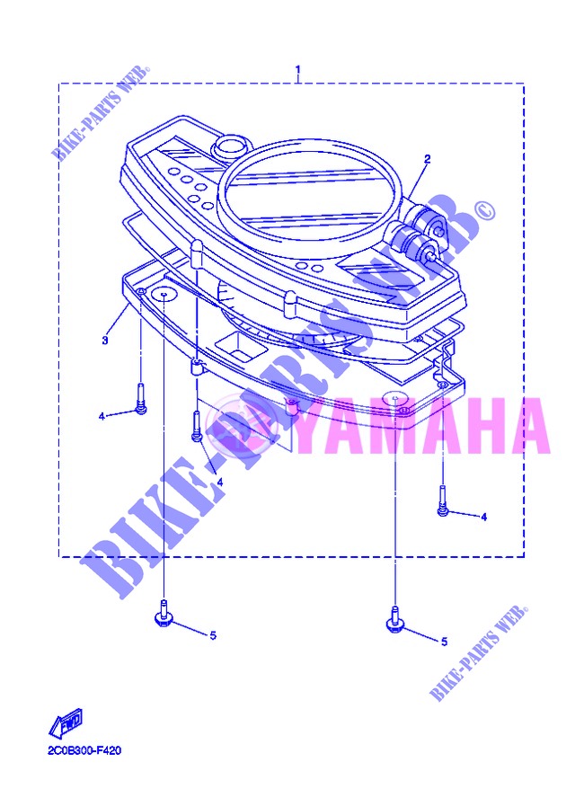 COMPTEUR  pour Yamaha YZF-R6 de 2013