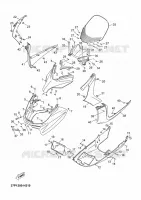 PARE BRISE pour Yamaha YP250RA de 2011