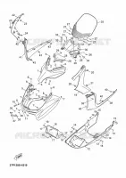 PARE BRISE pour Yamaha YP250RA de 2011