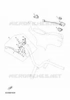 COMMODO / LEVIER pour Yamaha YN50F de 2011