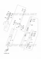 DIRECTION pour Yamaha YP250RA de 2012