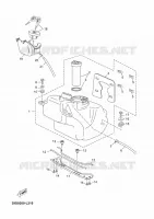 RESERVOIR A ESSENCE pour Yamaha YP250RA de 2012
