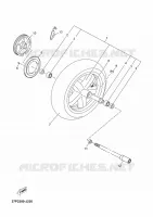 ROUE AVANT pour Yamaha YP250RA de 2012