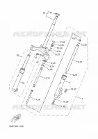 FOURCHE 1 pour Yamaha CS50 de 2012