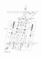 FOURCHE pour Yamaha BOOSTER NAKED 12