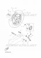 ROUE ARRIERE pour Yamaha BOOSTER NAKED 12