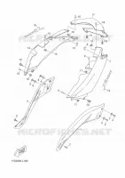 COUVERCLE LATERAL pour Yamaha YP250RA de 2013