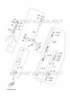 DIRECTION pour Yamaha YP250RA de 2013