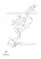 ECHAPPEMENT pour Yamaha YP250RA de 2013