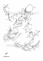 PARE BRISE pour Yamaha YP250RA de 2013