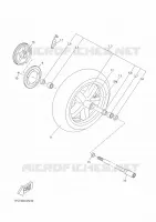 ROUE AVANT pour Yamaha YP250RA de 2013