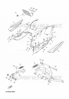 SUPPORT / REPOSE PIEDS pour Yamaha YP250RA de 2013