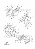 COUVERCLE LATERAL pour Yamaha MT09 de 2014