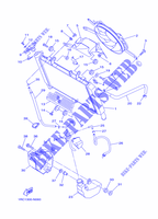 RADIATEUR / DURITES pour Yamaha MT09 de 2014