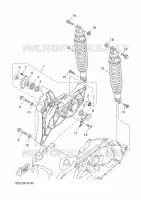 BRAS OSCILLANT / AMORTISSEUR pour Yamaha YP400RA de 2014
