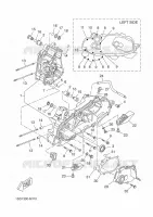 CARTER MOTEUR pour Yamaha YP400RA de 2014