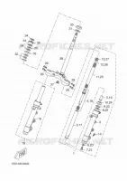 DIRECTION pour Yamaha YP400RA de 2014
