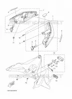 FEU ARRIERE pour Yamaha YP400RA de 2014