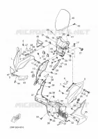PARE BRISE pour Yamaha YP400RA de 2014