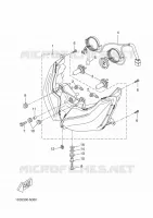 PHARE  pour Yamaha YP400RA de 2014
