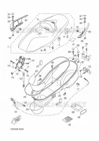 SELLE pour Yamaha YP400RA de 2014