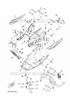 SUPPORT / REPOSE PIEDS pour Yamaha YP400RA de 2014