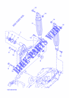 BRAS OSCILLANT / AMORTISSEUR pour Yamaha YP400R de 2014