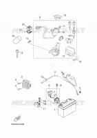 PARTIE ELECTRIQUE 1 pour Yamaha YP400RA de 2014