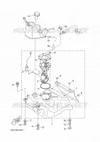 RESERVOIR A ESSENCE pour Yamaha YP400RA de 2014
