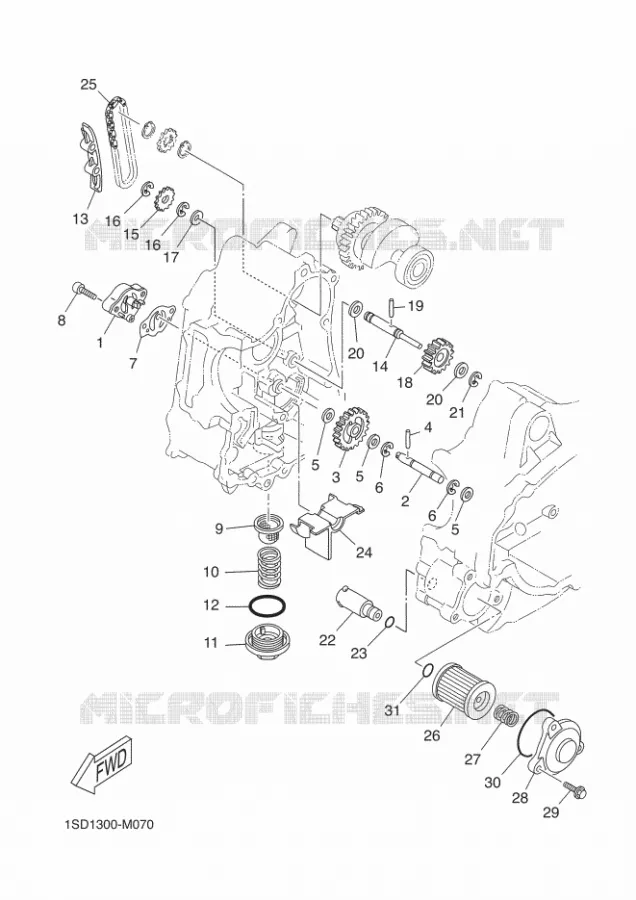 POMPE A HUILE Yamaha SCOOTER 400 2014 XMAX ABS MOMODESIGN  YP400RA