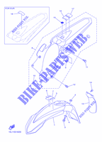GARDE BOUE pour Yamaha YZ250F de 2014