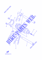 BARILLET DE SELECTION / FOURCHETTES pour Yamaha MT07 de 2014